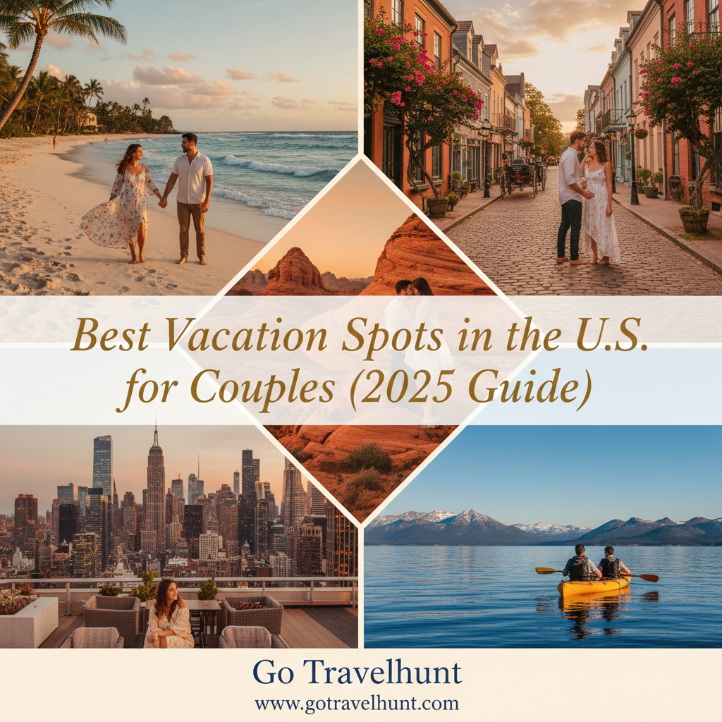 Best Vacation Spots in the U.S. for Couples