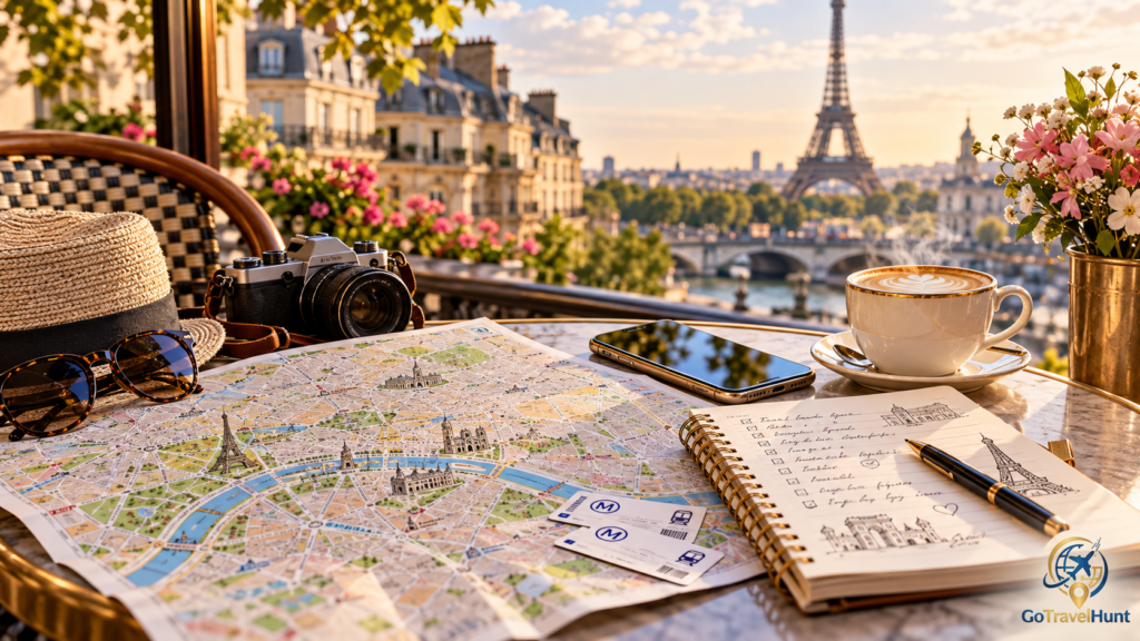 Five day Paris itinerary with landmarks neighborhoods and a day trip