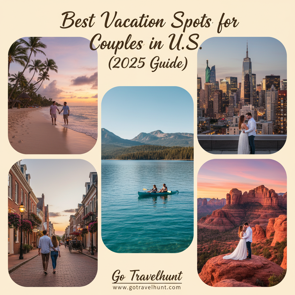 Best Vacation Spots for Couples in the U.S.