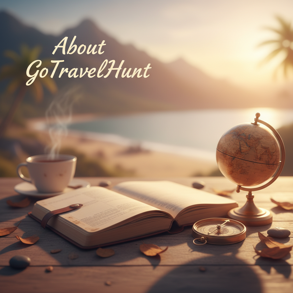 Professional travel-themed image with globe and compass representing exploration and discovery