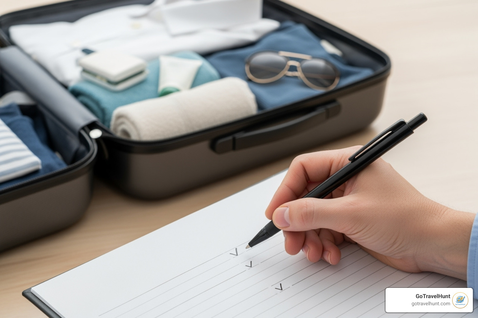 vacation luggage checklist